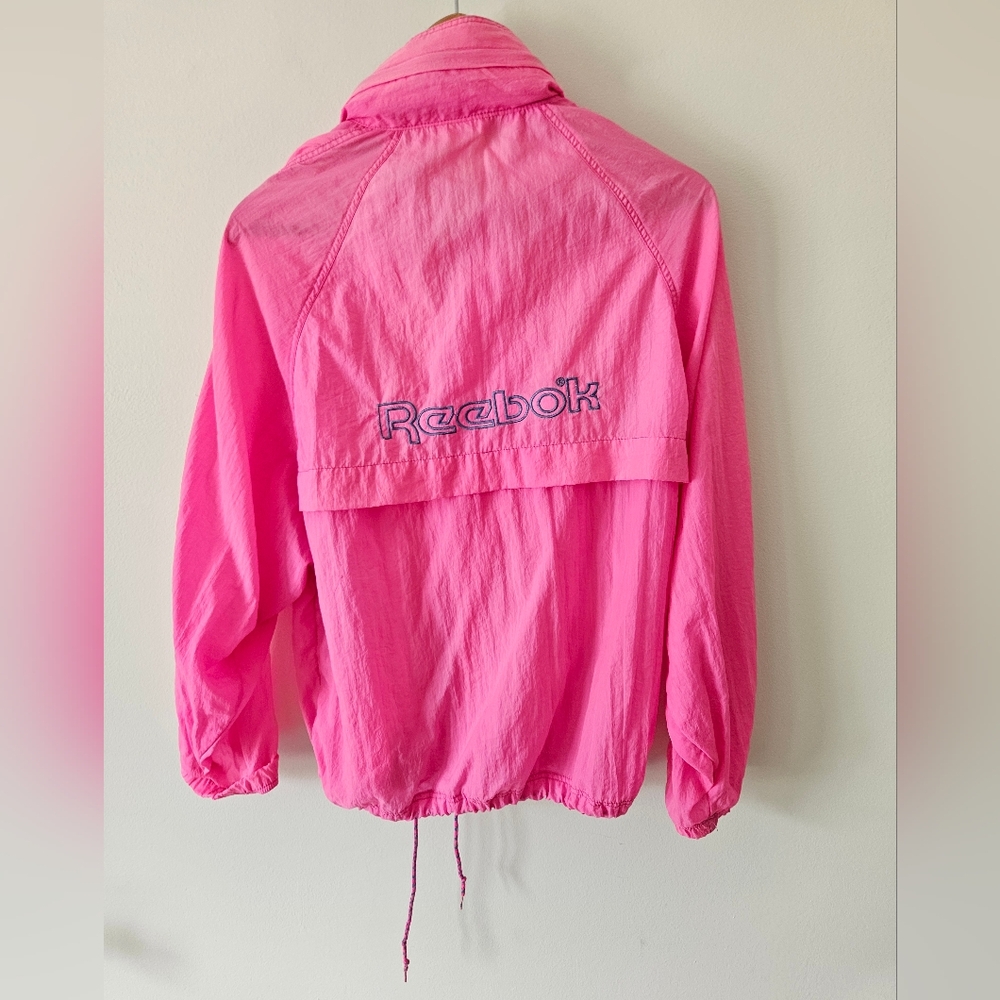 Vintage Hot pink Reebok windbreaker